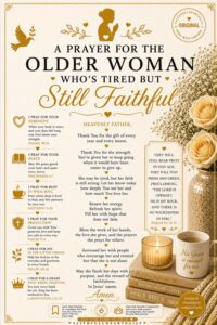 A Prayer for the Older Woman Who's Tired but Still Faithful