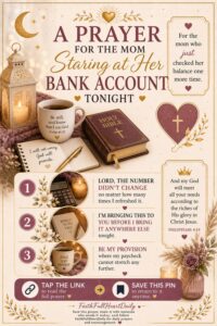 A Prayer for the Mom Staring at Her Bank Account Tonight